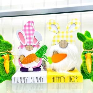 Rae Dunn Easter Gnome Set